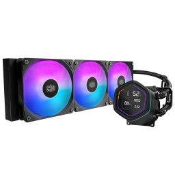 Refrigeración Líquida Cooler Master MLX-D36M-A18PA-RD 360mm 3 Ventiladores ARGB Panel Digital