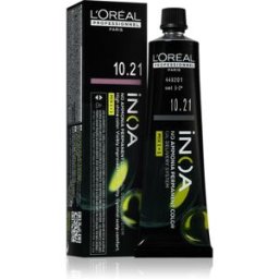 Inoa Tinte Permanente Para Cabello Sin Amoníaco Tono 10.21 60 Ml