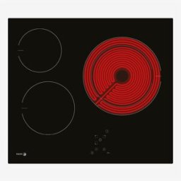Fagor Placa vitrocerámica zona doble - 3VFT-33AC. Negro