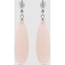 Luxenter Pendientes áfrica moda de plata de ley 925 acabados en rodio con agata naranja. Naranja claro