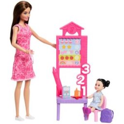 Barbie Profesiones muñecas educativos con muñeca de moda.