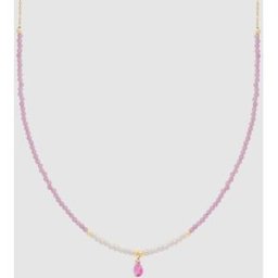 Luxenter Collar áfrica moda acabado en oro amarillo de 18 quilates. Rosa