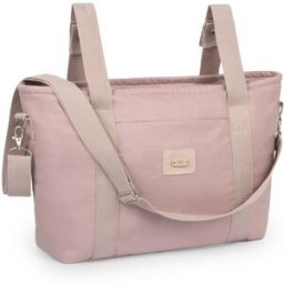 PAZ Rodríguez Bolso bandolera para silla colección Momo. Rosa pálido niño