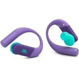 JBL Auriculares deportivos inalámbricos Endurance Peak 4, IP68, cancelación de ruido, Bluetooth 5.4. Morado