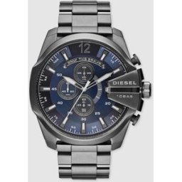 Diesel Reloj de hombre DZ4329 Mega Chief de acero. Azul