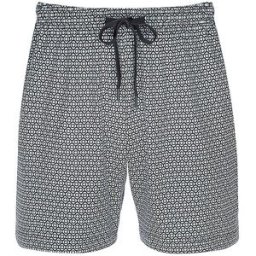 Mey Pantalones cortos de pijama ROUND GEO thunder grey azul XL