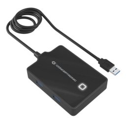 Conceptronic HUBBIES11B HUB 4 Puertos USB 3.0 Negro