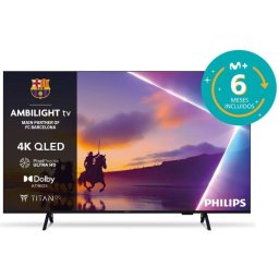 TV Philips QLED 65PUS8400 65" 4K UltraHD Ambilight Smart TV Dolby Atmos Titan OS