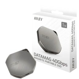 Disco Duro MSI Datamag 1TB SSD Externo 40 Gbps USB-C 3D NAND + Compatibilidad Mac