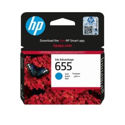 Cartucho de Tinta HP 655 Cyan Original Advantage Estándar