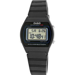 Casio W-202-1AVEF Digital 34mm Beige Correa Acero Inoxidable Casual Hombre