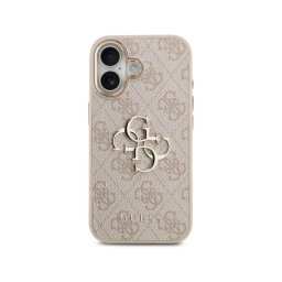 Guess Funda Para Iphone 17 – Carcasa Rosa Con Gran Logo Clásico 4g Dorado, Diseño Elegante Y Ajuste Preciso