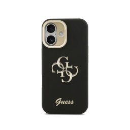 Guess Funda Para Iphone 17 – Carcasa Efecto Granulado Negra Con Logo Y Soporte, Diseño Funcional Y Ajuste Preciso