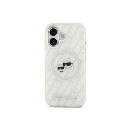 Karl Lagerfeld Funda Para Iphone 17 – Carcasa Iml Con Magsafe Gris Con Logo K&c Brillante, Diseño Elegante Y Ajuste Preciso