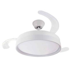 Ventilador de Techo con Luz Klack OMFSD-2327 30W 106cm 6 Velocidades Motor DC Aspas Retráctiles Mando