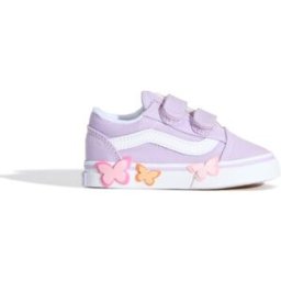 Vans Zapatillas casual de bebé Old Skool V Butterfly . (21) Lila