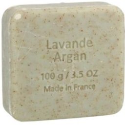 Savon du midi Jabón Exfoliante Argán Lavanda Pastilla 100 gr