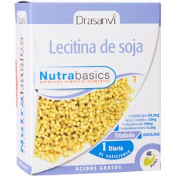 Drasanvi Lecitina Soja 1200mg 48 perlas Nutrabasicos 57.6 ml