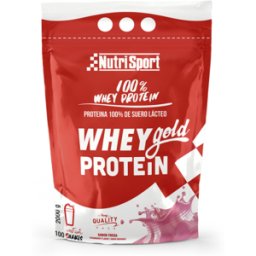 Nutrisport Whey Gold Protein Fresa Bolsa 2000 gr