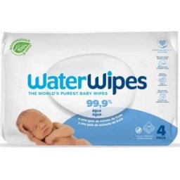 Waterwipes Lingettes Bébé 99,9% 4x60uds