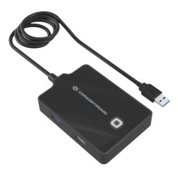 Conceptronic HUBBIES10B HUB USB 3.0 4 puertos Negro