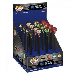 Bolígrafo Funko Pen Topper Héroes DC Cómics Batman Superman Linterna Verde Flash