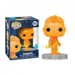 Figura Funko Pop Art Series Marvel Infinity Saga Ojo de Halcón Gema del Alma