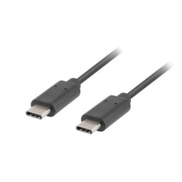 Cable USB-C Macho/Macho Lanberg 0,5 m Negro USB 2.0