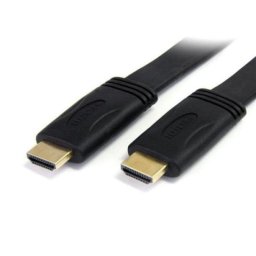 Cable HDMI Plano StarTech HDMM5MFL 5m Ultra HD 4K con Ethernet Negro