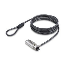 Cable antirrobo StarTech Slim para portátil K-Slot combinación cable acero 2 m