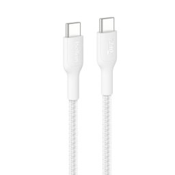 Cable USB-C Belkin BoostCharge Pro 240 W 2 m Blanco carga ultrarrápida resistente