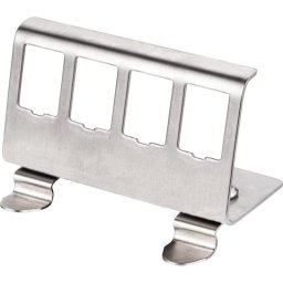 Adapter Roline para carril DIN, 4 módulos Keystone