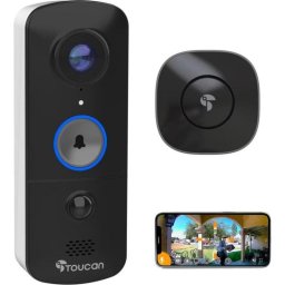 Videoportero WiFi Toucan TVD300V-ML 140° Visión Nocturna Control por Voz