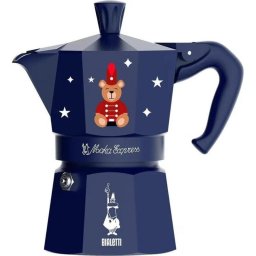Cafetera Moka Bialetti Joyful Memories 1 Taza Azul
