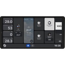 Termostato Shelly Wall Display X2i Negro 6.9" Touchscreen Smart Home