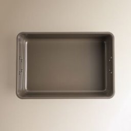El Corte Inglés Bandeja honda de acero para el horno. Gris