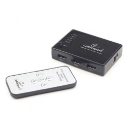 Conmutador de Vídeo Gembird DSW-HDMI-53 6 Puertos HDMI 4K con Mando a Distancia