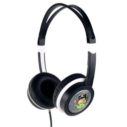 Auriculares Gembird MHP-JR-BK con cable 3,5 mm para niños, limitador de volumen, negros