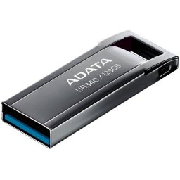 Unidad USB Adata UR340 128GB USB 3.2 Gen 2 Metal Negro Ligera