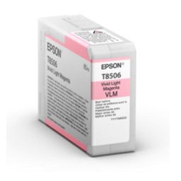 Cartucho de Tinta Epson C13T85060N Magenta Claro Vivo 80 ml