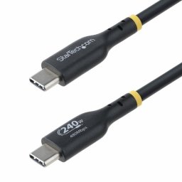 Cable de carga USB-C StarTech 3m 240W Certificación USB-IF EPR TPE Negro