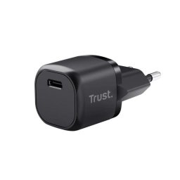 Cargador Trust Maxo USB-C PD 20W Ultrarreducido 1x USB-C PPS Negro