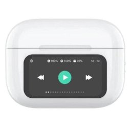 Auriculares Celly SOUNDLEDWH inalámbricos Bluetooth 5.4 con MP3, ANC, micrófono y carga inalámbrica, blancos