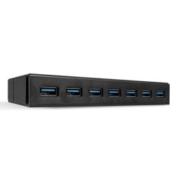 Hub USB Lindy 43228 7 Puertos USB 3.2 Gen 1 Type-A Alimentación USB