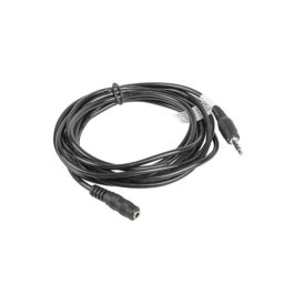 Cable de audio Lanberg CA-MJFJ-10CC-0030-BK 3,5 mm 3 m negro