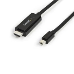 Adaptador de cable Startech MDP2HDMM3M Mini DisplayPort a HDMI 4K 3 m negro