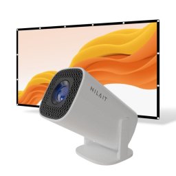 Nilait Scene Lite Proyector 150 lúmenes ANSI HD + PcCom Essential Scenify Pantalla Proyector 100
