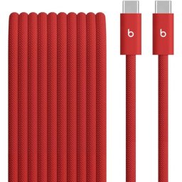 Cable Beats USB-C a USB-C 240 W trenzado 3 m Rojo Fuego