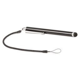 Mobilis Pack de 10 lápices ópticos capacitivos negros + cable en espiral