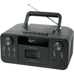 MUSE M-182DB - Boombox, M-182 DB con radio, CD, cassette y Bluetooth